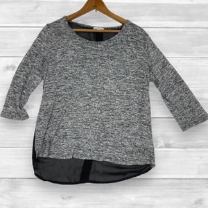 CHARMING Charlie Women's Sheer‎ Back Top- Size Small